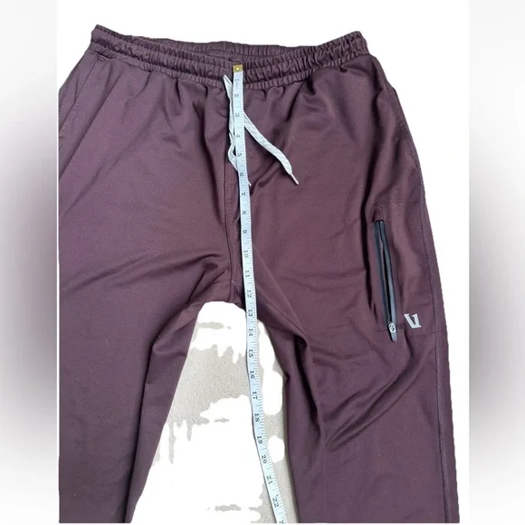 Vuori Performance Sweatpants Mens S RedActivewear Drawstring Zipper Joggers - Picture 4 of 10